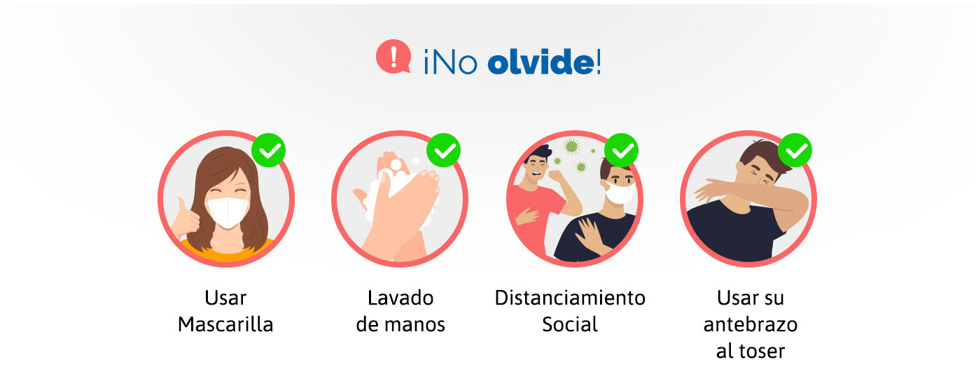 distanciamiento social y medidas de prevención