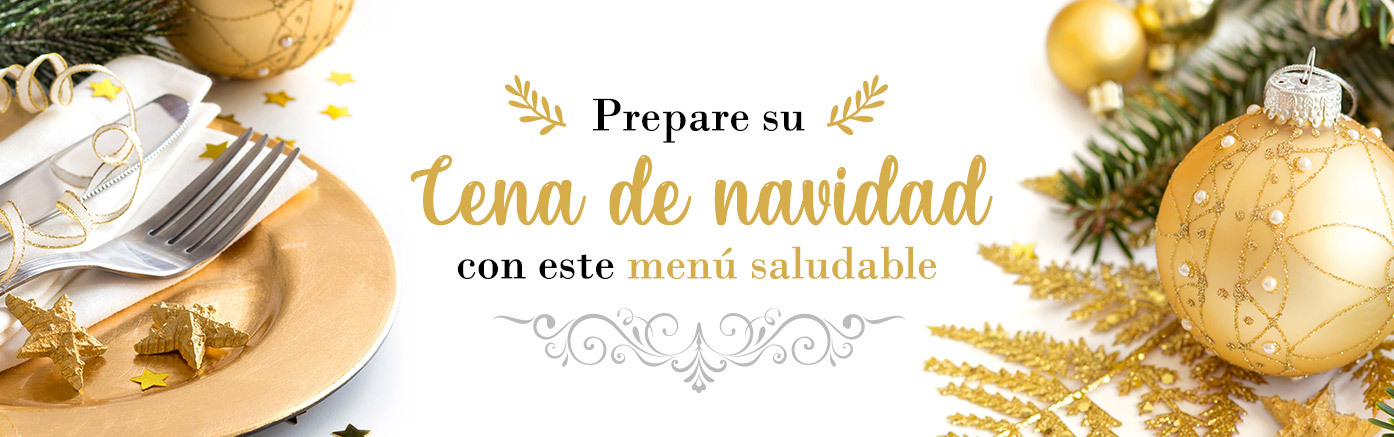 menu saludable para cena de navidad