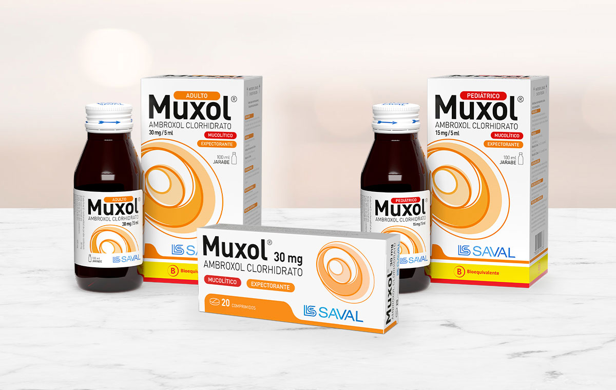 Muxol Jarabe para la tos con flema